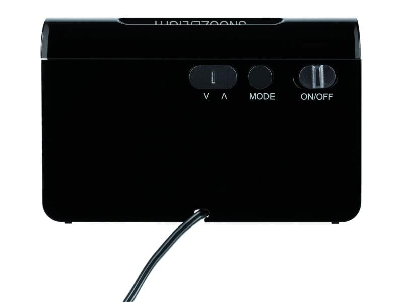 TFA Dostmann Funkwecker Icon Schwarz, Weiss Digitaler Funkwecker