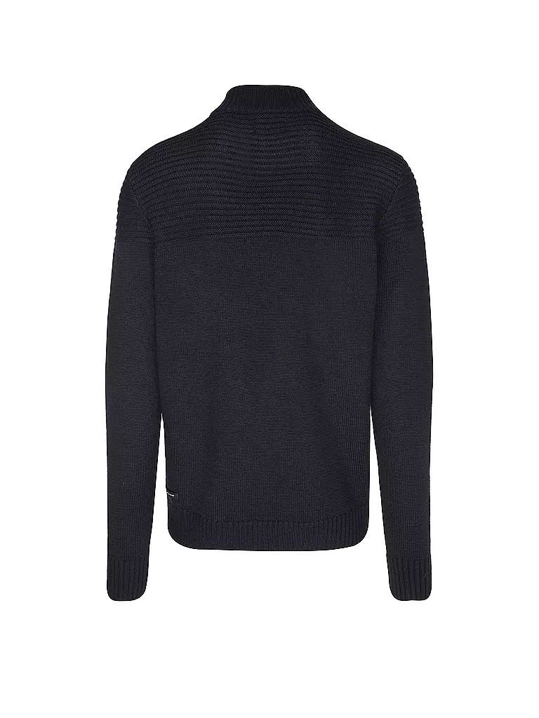 BUTCHER OF BLUE Pullover MORRIS MOCK blau