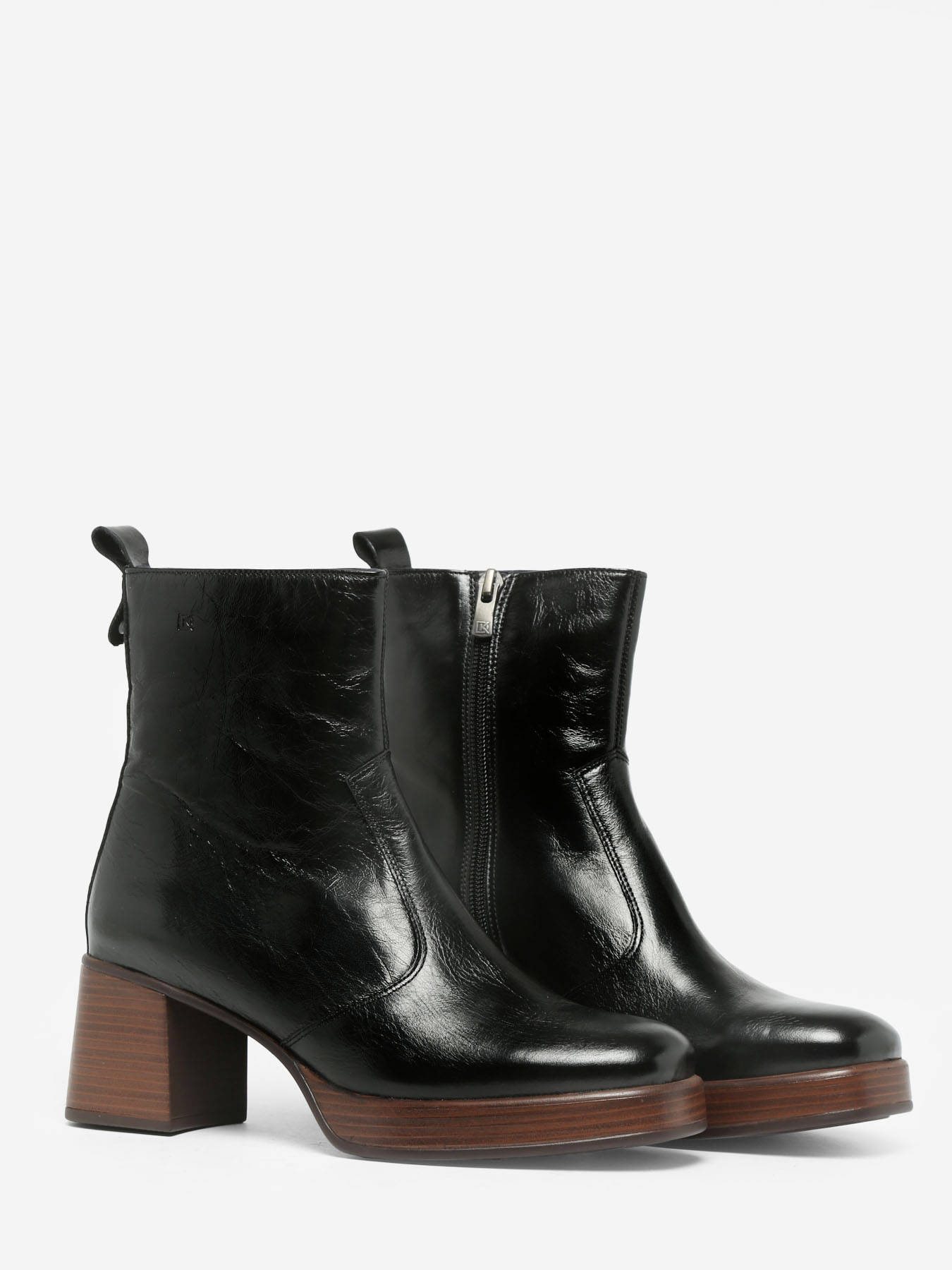 Bottines  talon Cristel en cuir DORKING