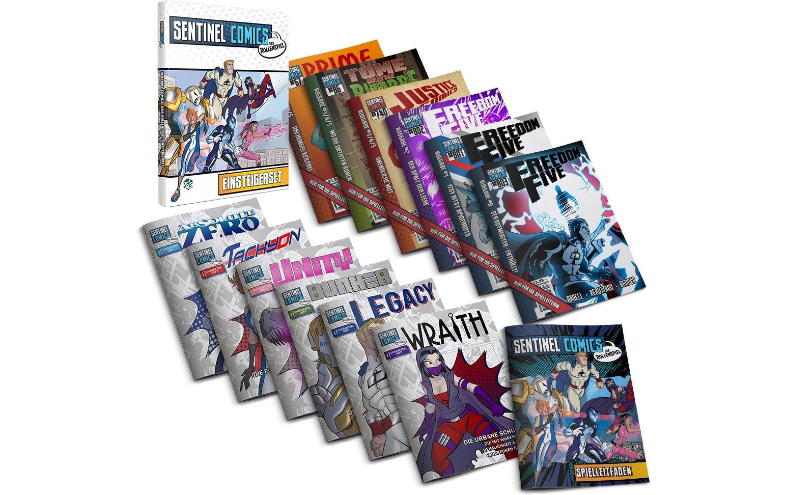 Leitfaden Comics RPG EinsteigersetEinfacher Einstieg ins Rollenspiel