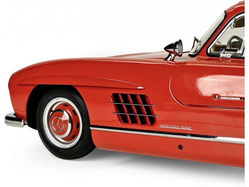 IXO Models Bausatz Mercedes 300 SL, Rot 1:8 Modellbausatz im Massstab 1:8