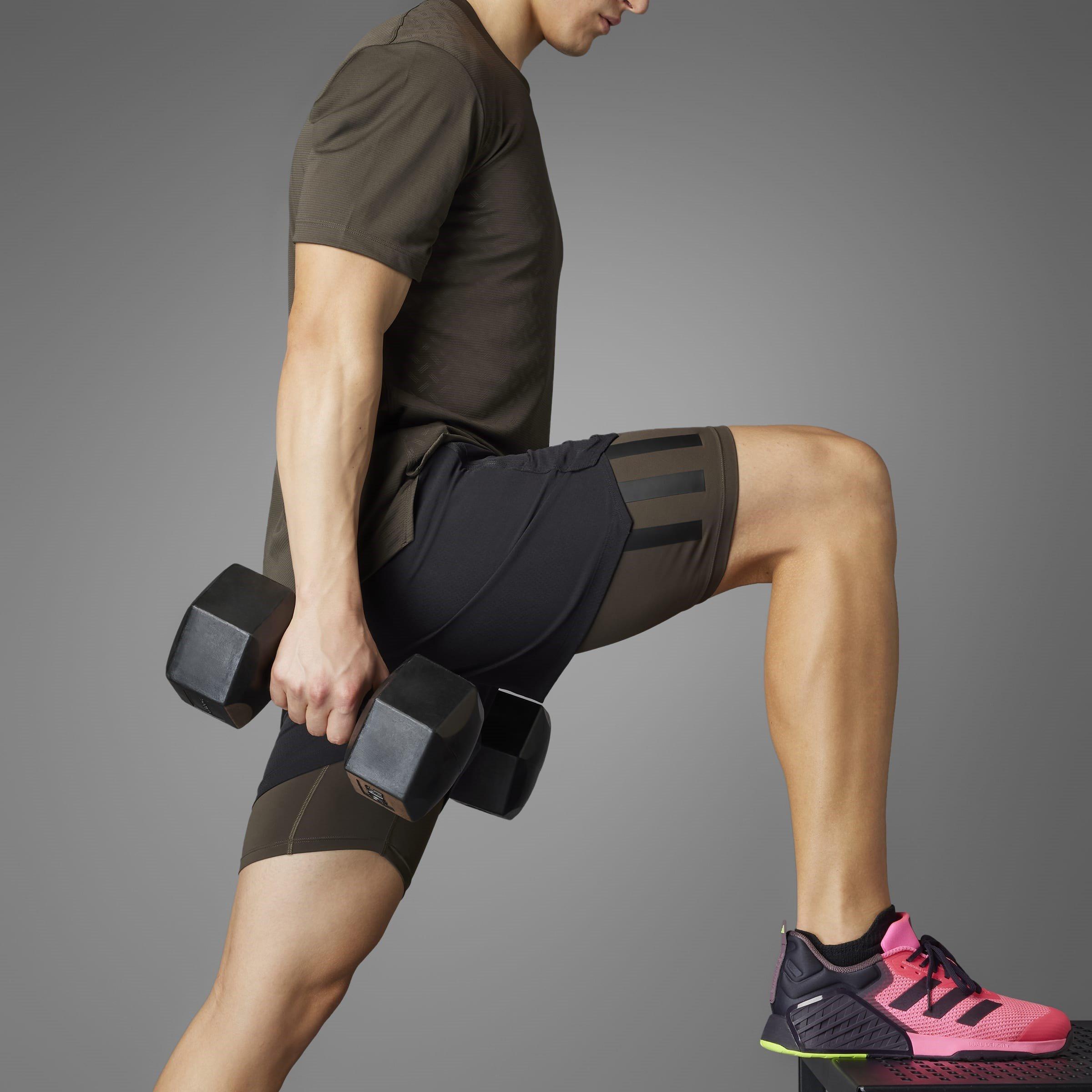 adidas Power Workout Two in One Shorts Mens
