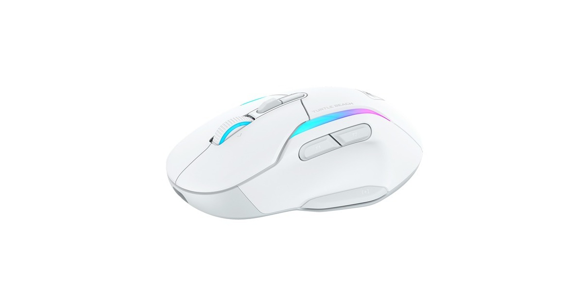 Turtle BeachKone II Air gaming muis  (Wit, 50 - 26.000 Dpi, RGB, USB / 2,4 GHz / Bluetooth)