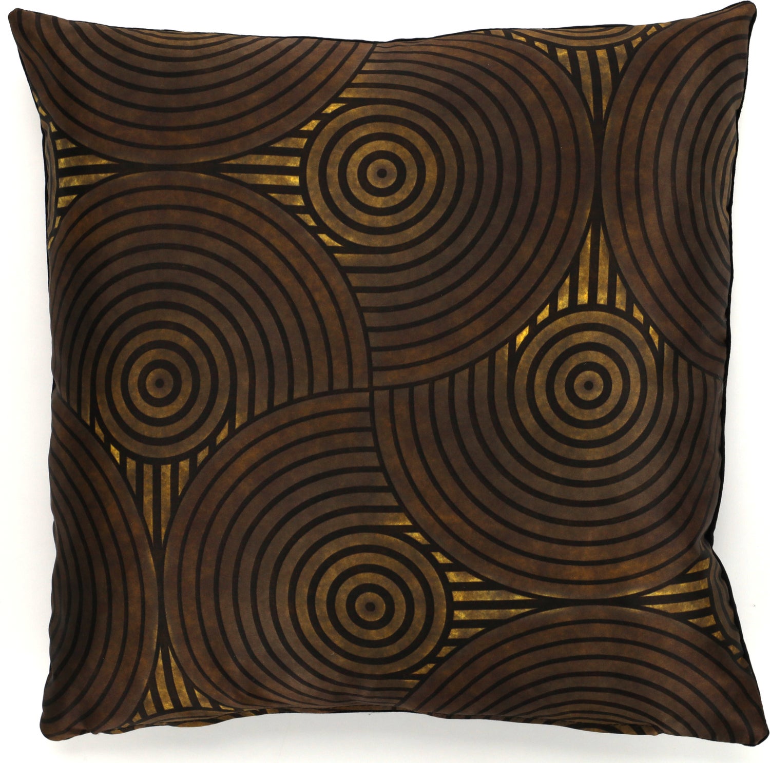 Sierkussen Maya geel 45 x 45 x 10 cm