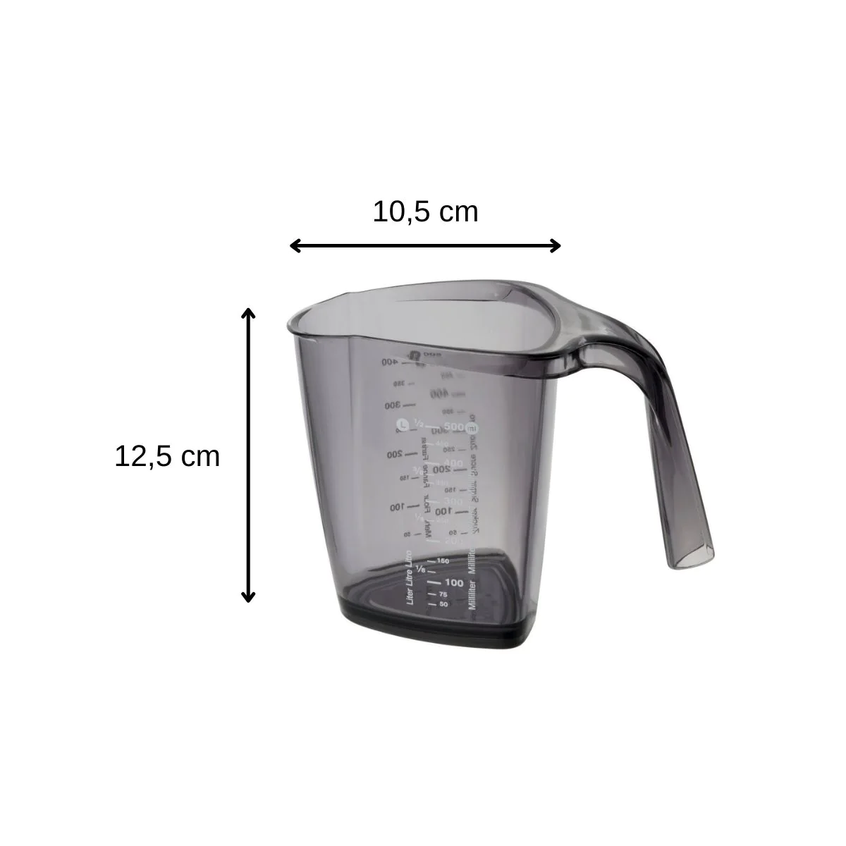 Verre doseur gradué en plastique de 500 ml Dr. Oetker