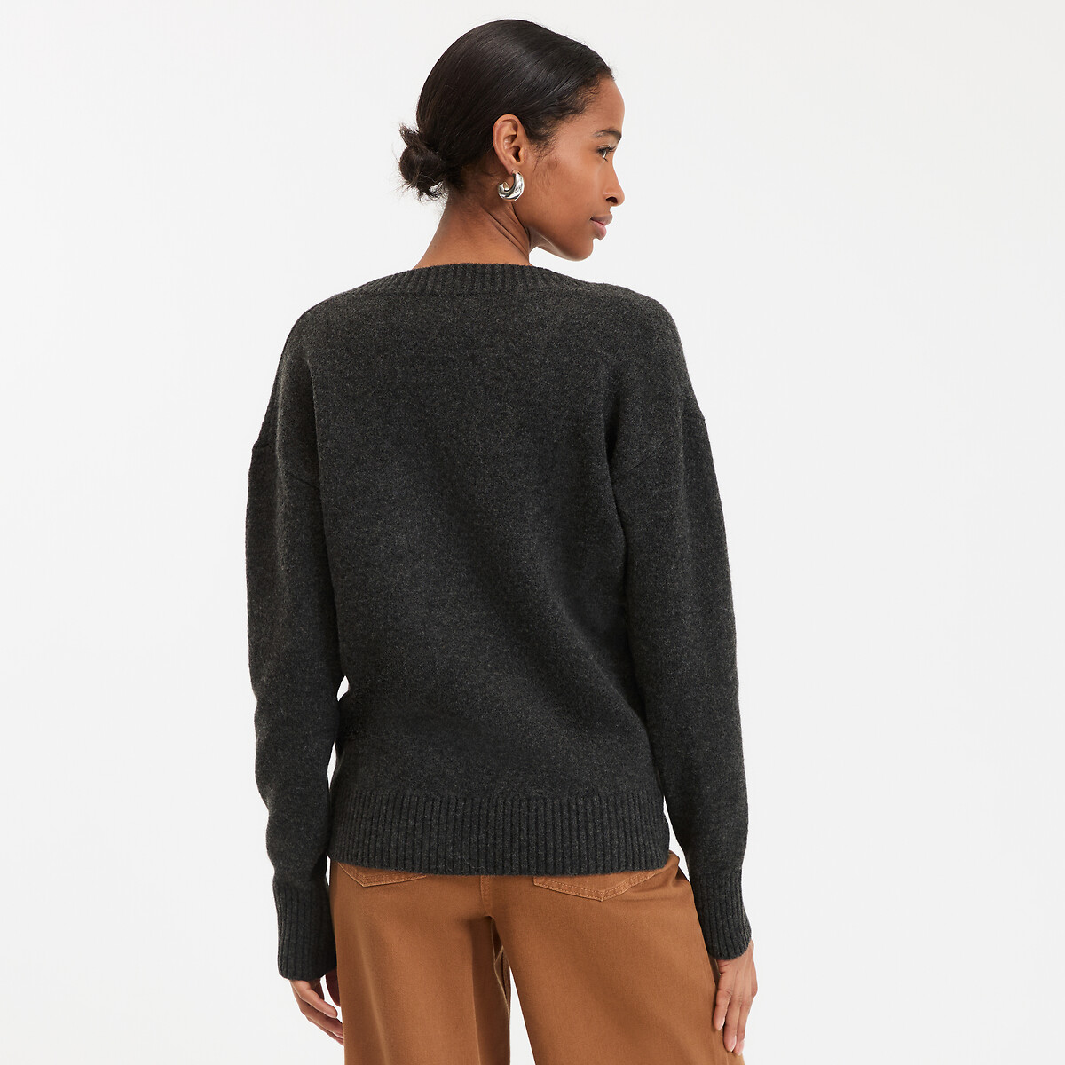 COLEÇÕES LA REDOUTE<br>Trui com V-hals