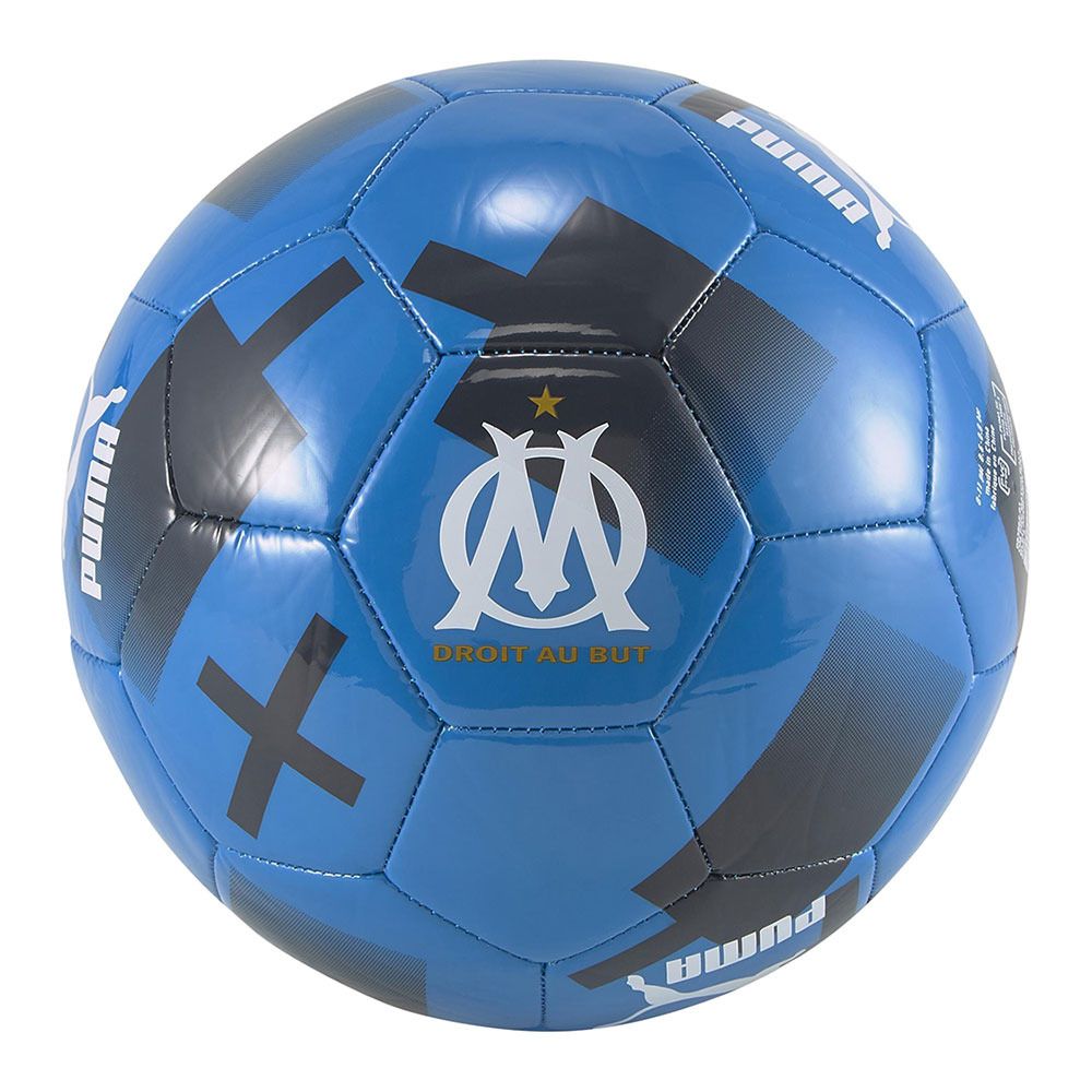 Puma OM PREMATCH - Ballon Football Homme bleu azur/new navy