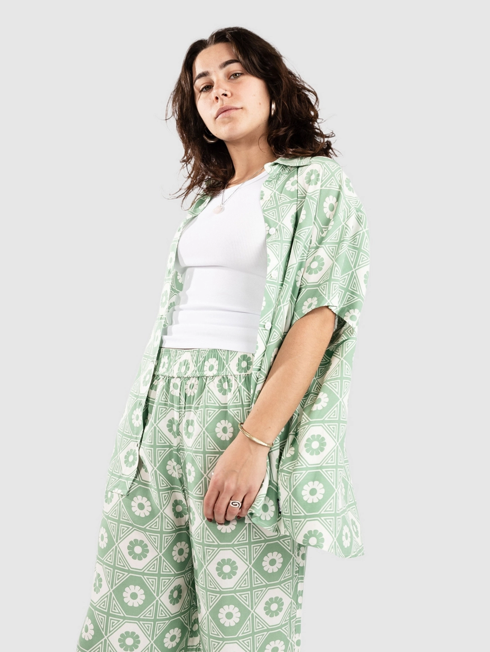 Hurley Mikonos Shirt mineral green