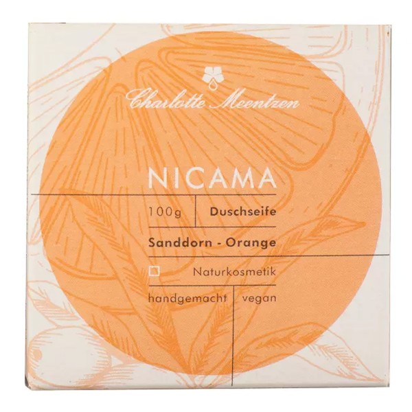 Charlotte Meentzen Nicama Duschseife Sanddorn-Orange 100g