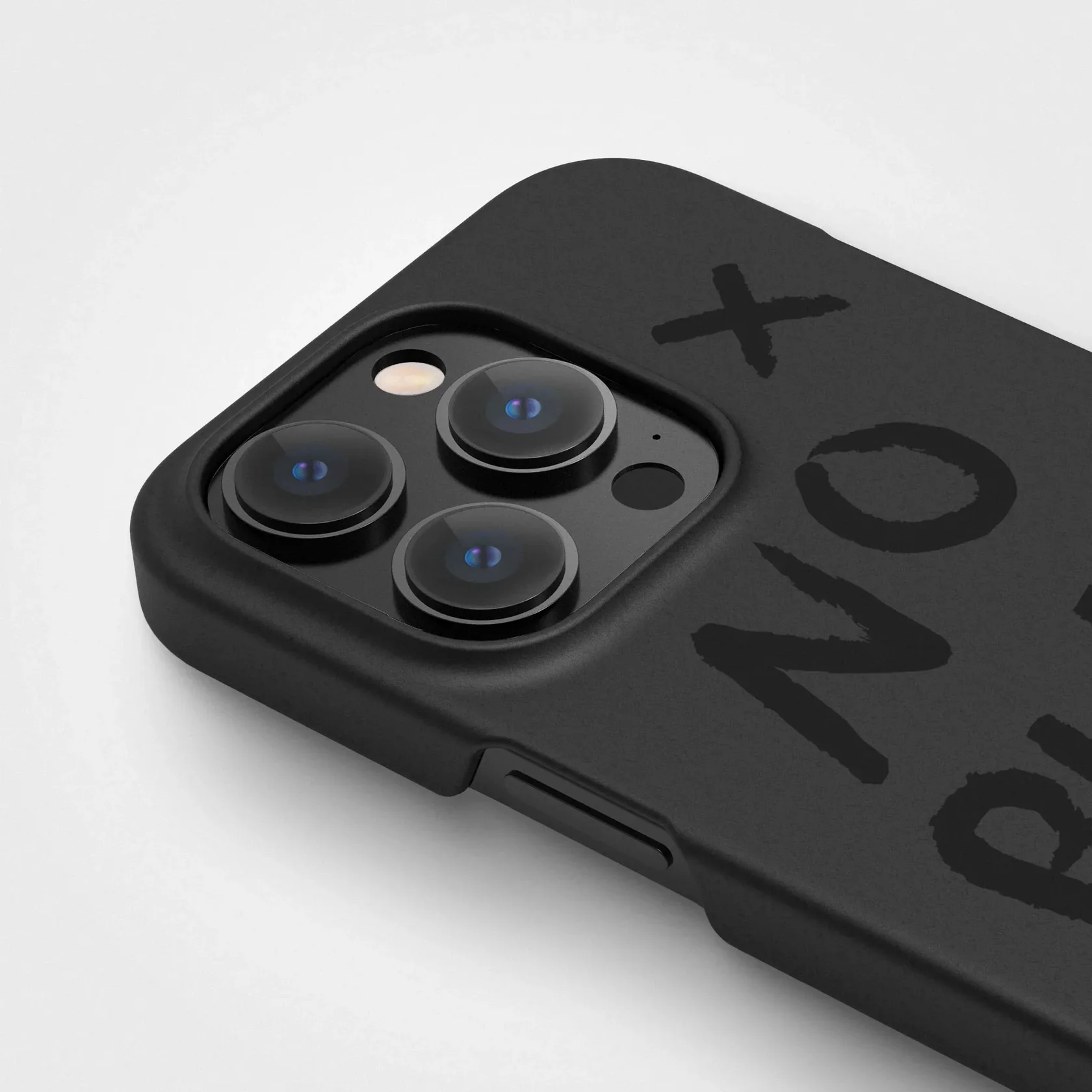 iPhone 14 Pro Hardcase Hülle Eco Friendly Nachhaltig Kompostierbar - Charcoal