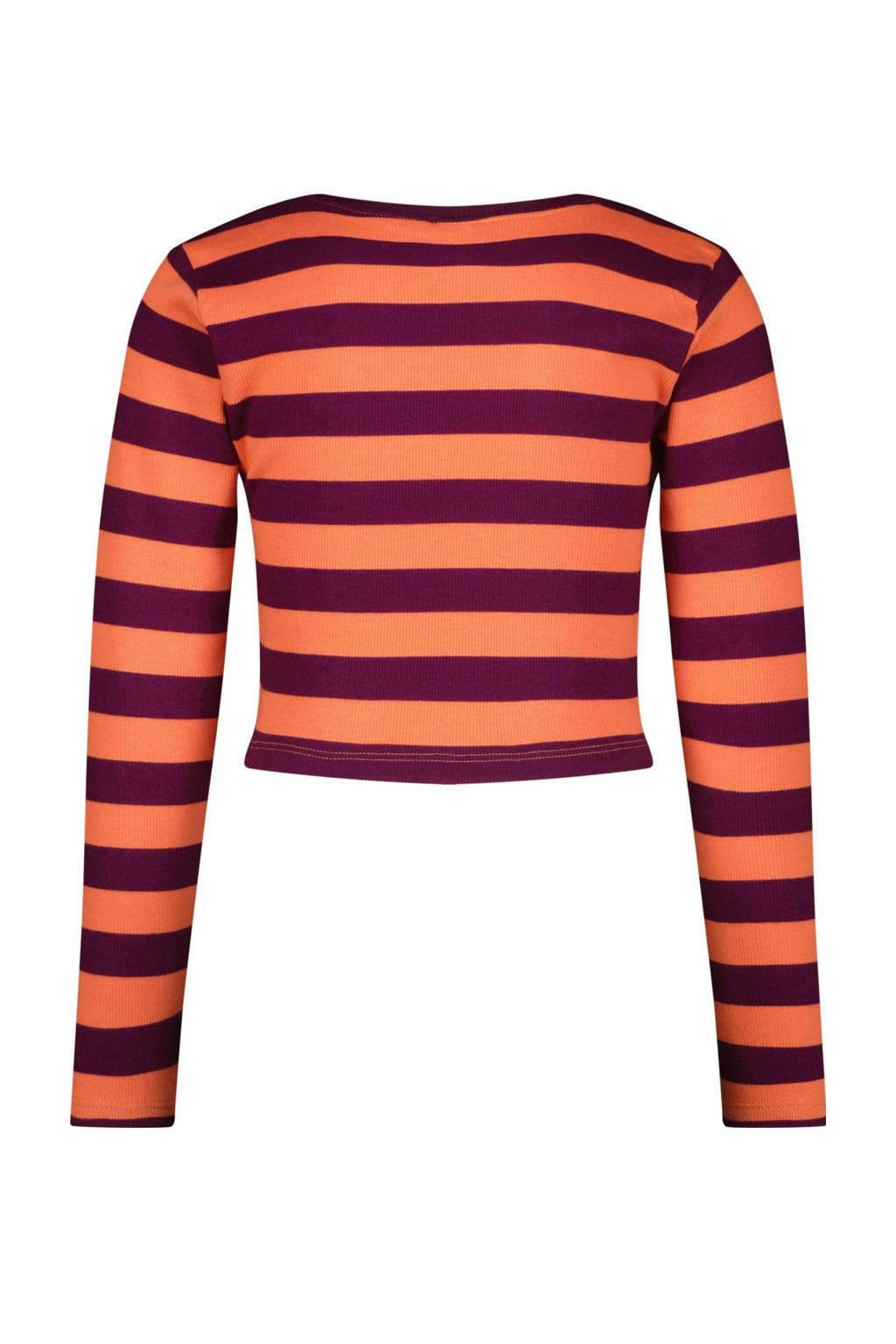 Vingino gestreeptetop oranje/paars