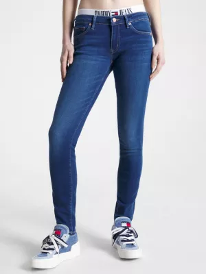 Calça jeans skinny de cintura baixa Sophie