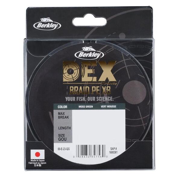 Tresse Berkley Dex X8 PE Moss Green (300m)