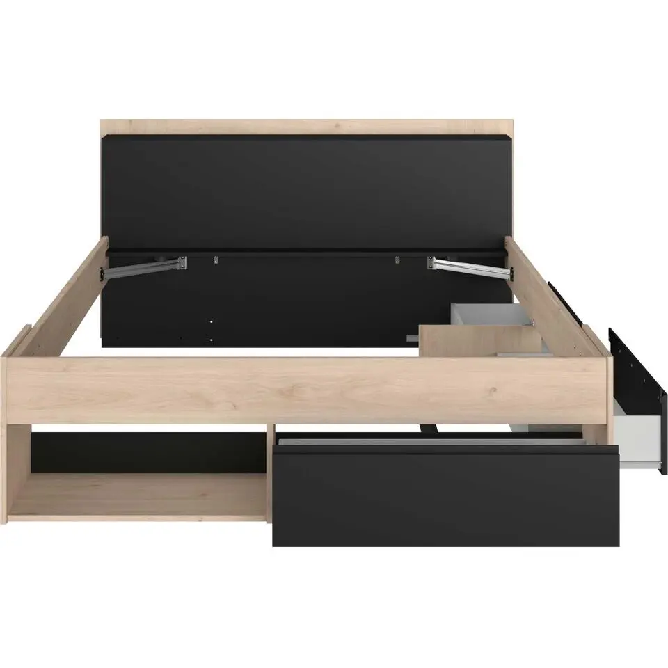 Bed Most 160x200cm - eik/zwart