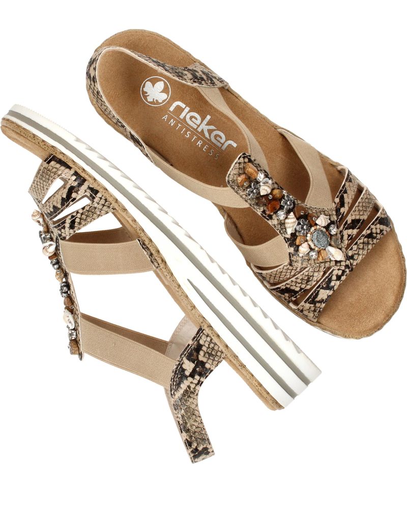 Rieker Sandalen Beige Dames