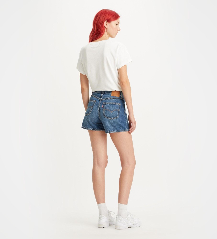 Shorts Levi's Mom 80 Azul