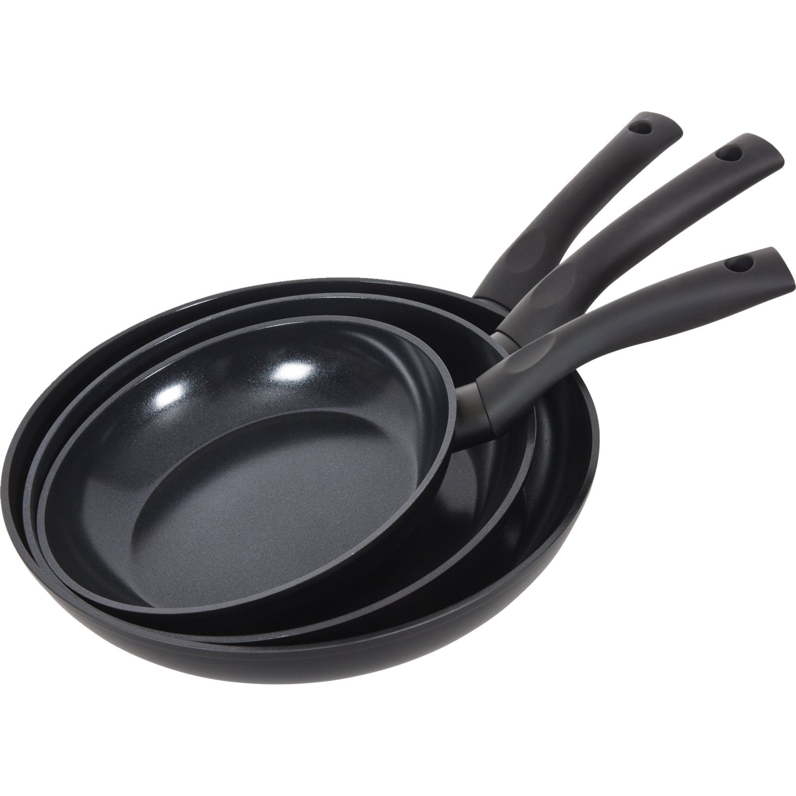 Pfannen-Set Nora schwarz 3-teilig