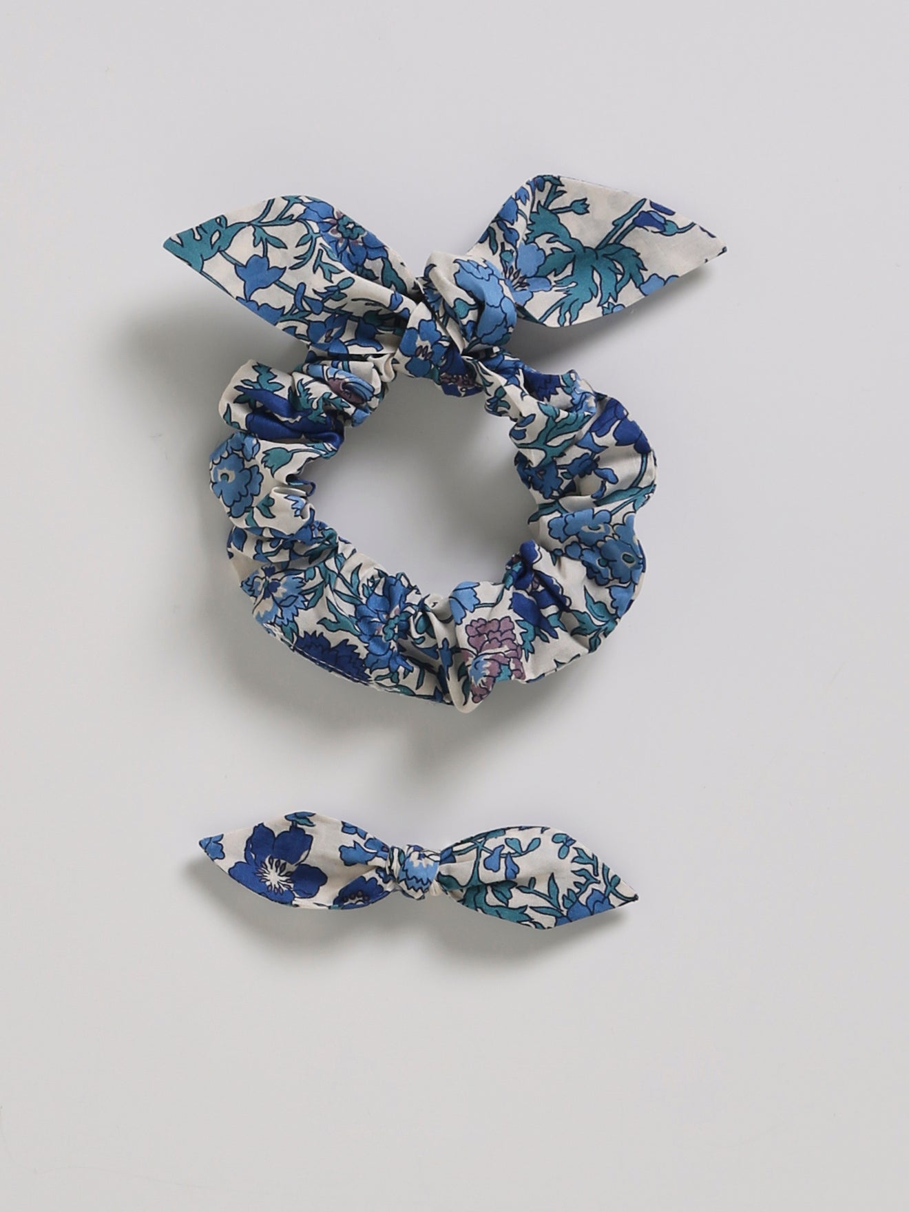 Pince et chouchou Fille en tissu Liberty Claire Rich