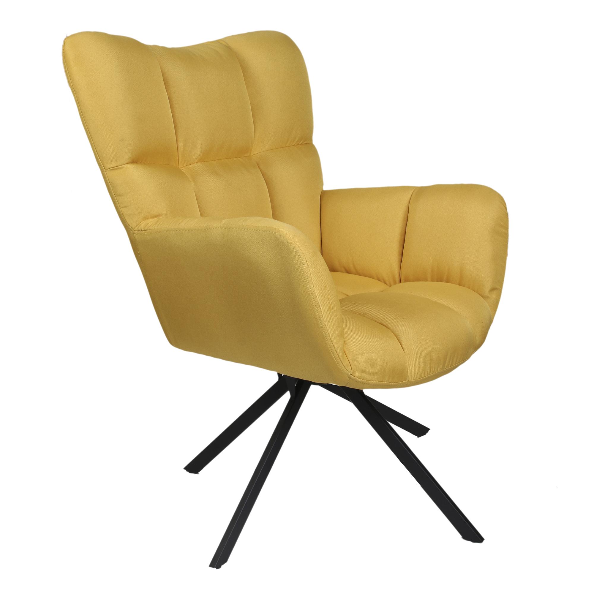 WASHINGTON FAUTEUIL PIVOTANT JAUNE