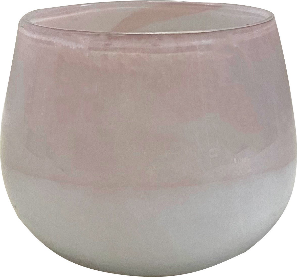 Hakbijl Glass vaas Imani taupe D 11 H 9 cm
