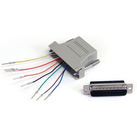 StarTech.com GC258MF changeur de genre de câble DB-25 RJ-45 Gris