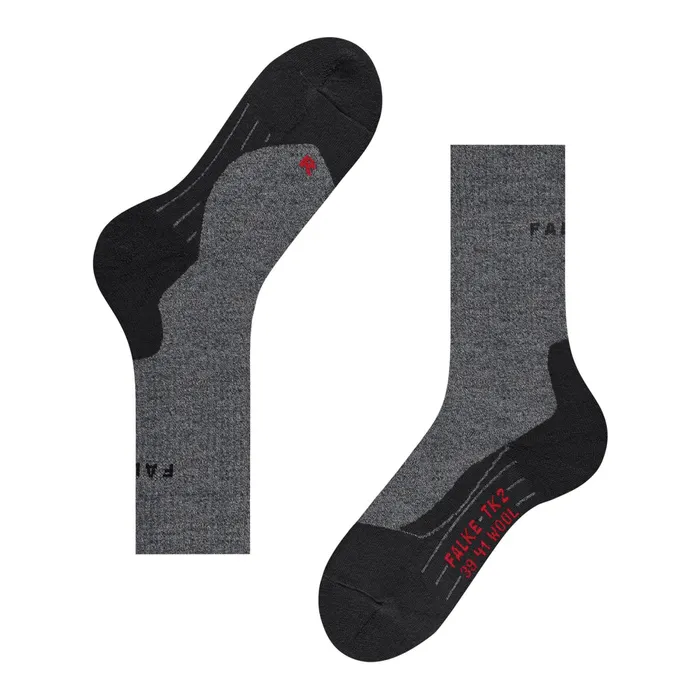 FALKE TK2 Explore Wool Trekking Sokken Dames