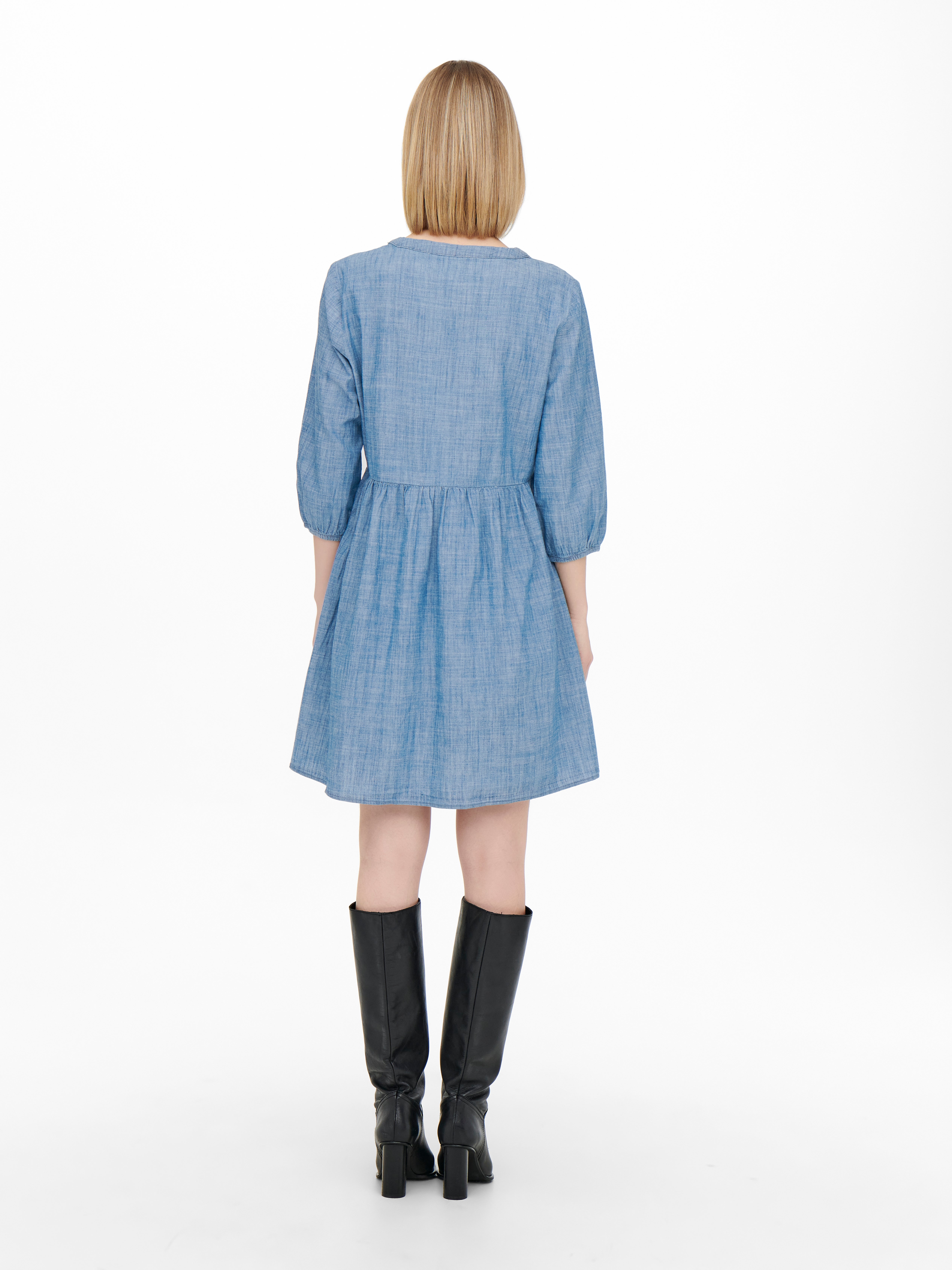 JDYDICTE Kurzes Kleid Medium Blue Denim