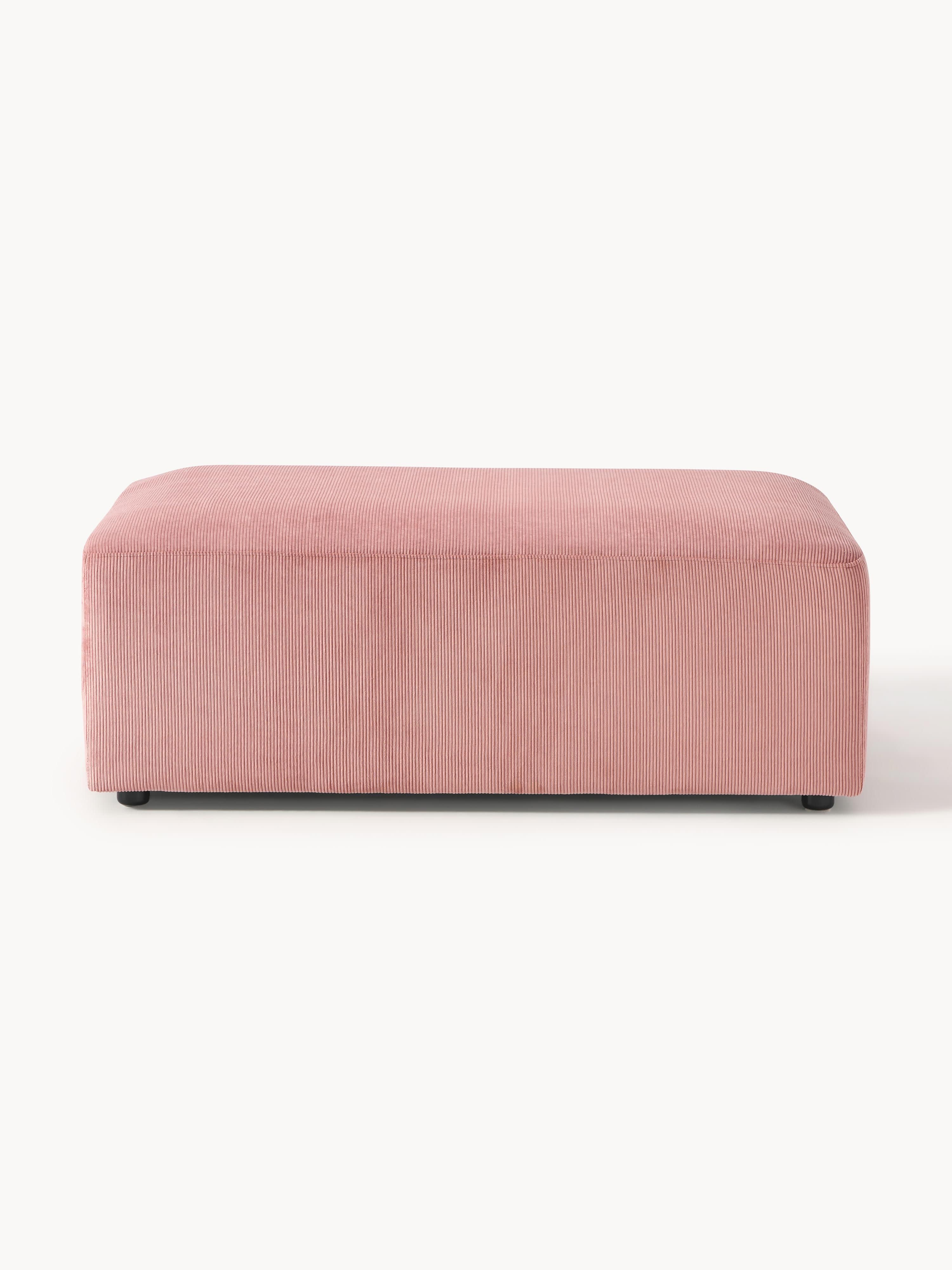 XL poef Melva van corduroy, B 116 x D 72 cm