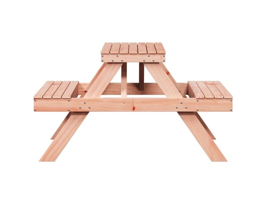 VIDAXL - Table avec banc Table de pique-nique 105x134x75 cm bois massif de douglas
