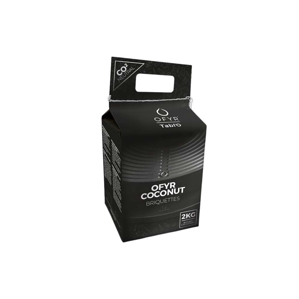 Briquettes de noix de coco pour plancha tabl'o (lot de 3)