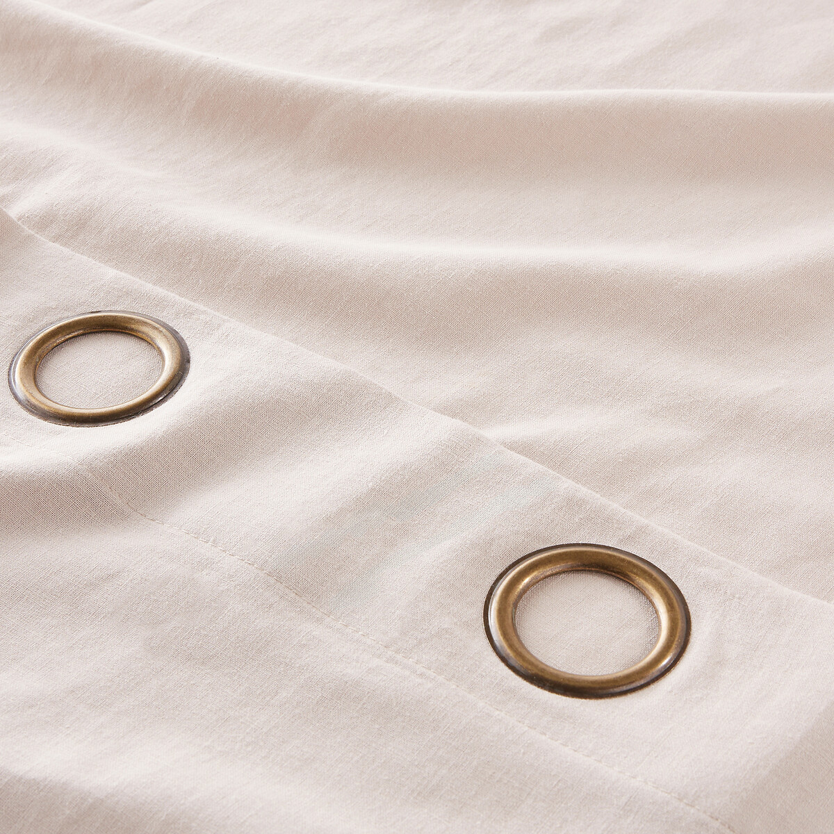 LA REDOUTE INTERIEURS<br>Cortina de meio linho com ilhós, Lincot