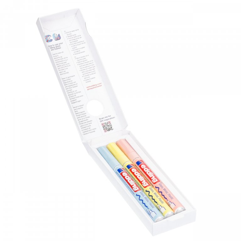 Edding Glanzlackmarker 751 Pastell Set
