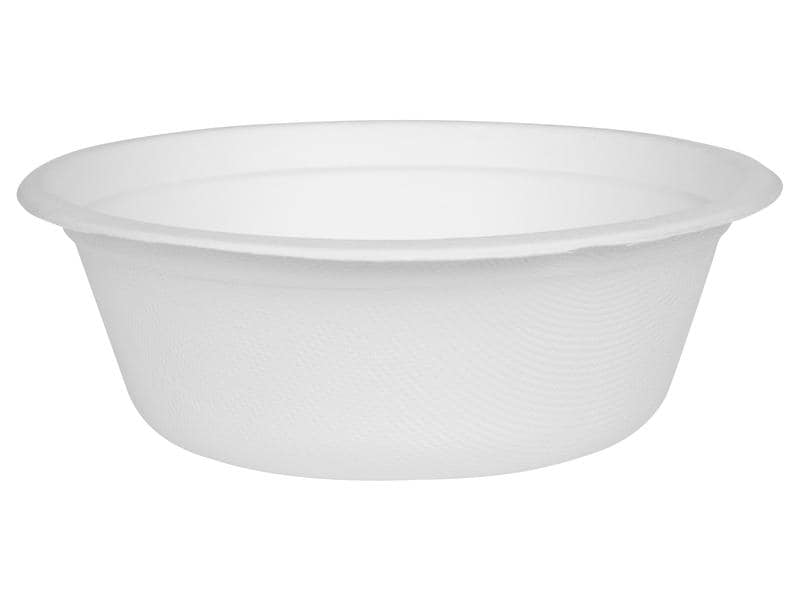 FURBER Einweg-Schale Ø 15.5 cm, 50 Stück, Weiss Schale aus umweltfreundlichem Rohstoff