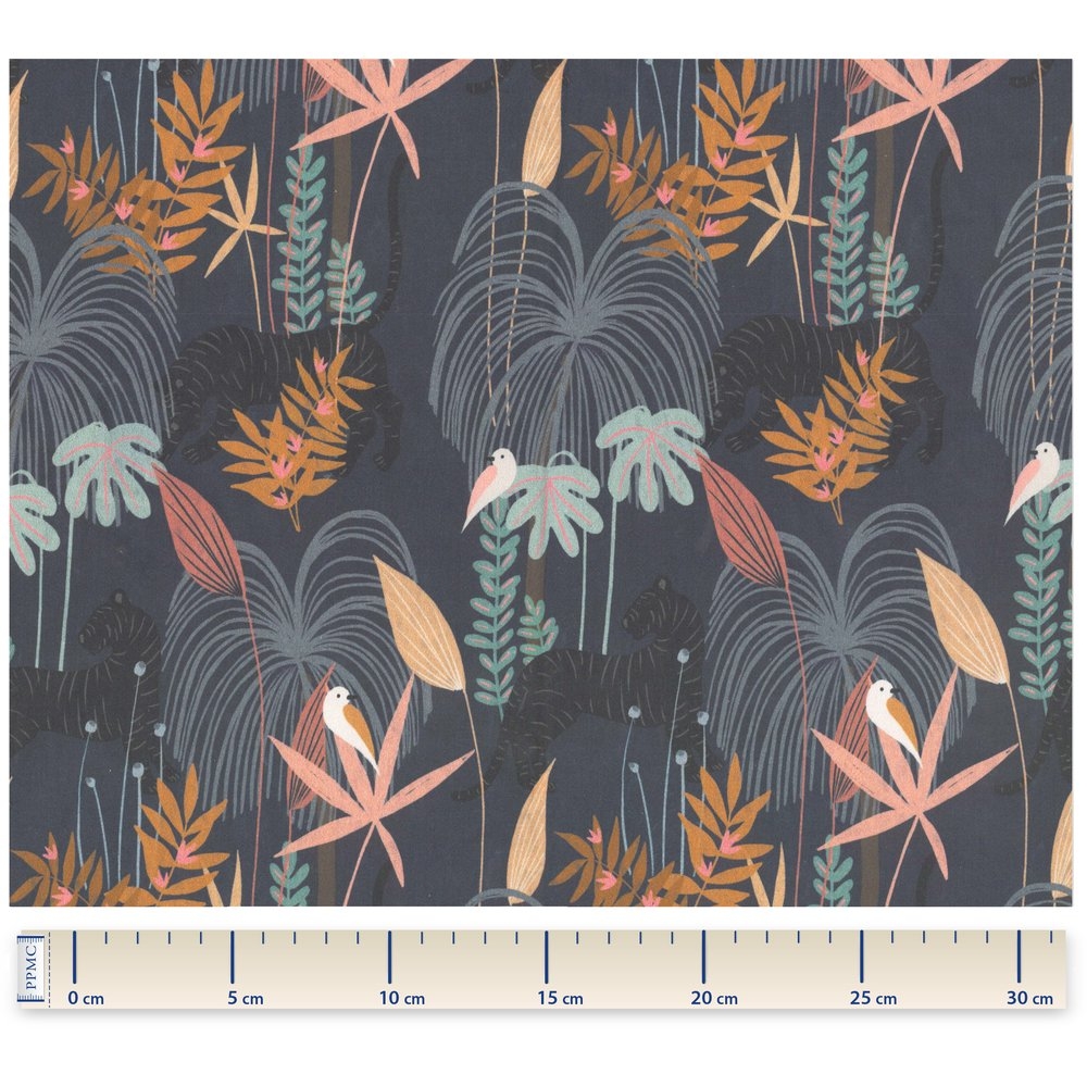 Coupon Tissu 1 M Paradis Sauvage