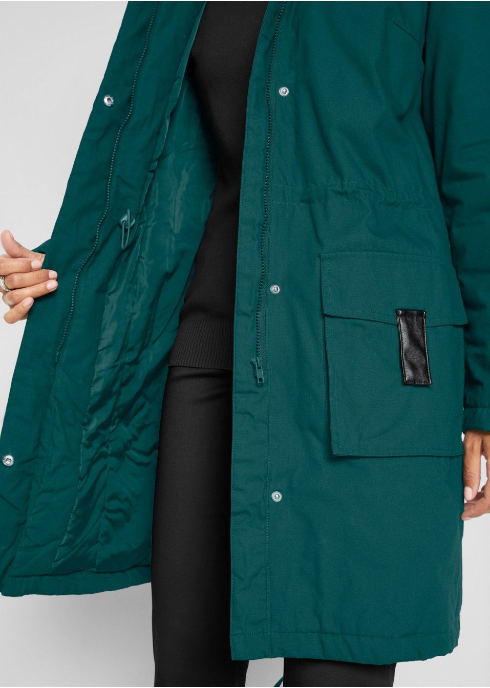 Parka à capuche