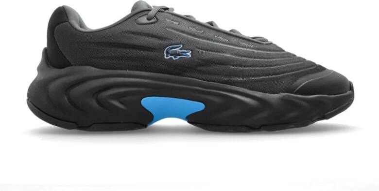 Lacoste Spinor Sneakers Heren Zwart Mesh Synthetisch