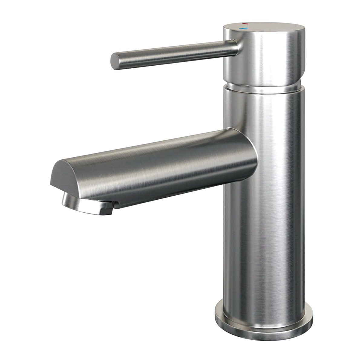 Brauer Brushed Edition ColdStart wastafelkraan energy-saving model A RVS geborsteld PVD