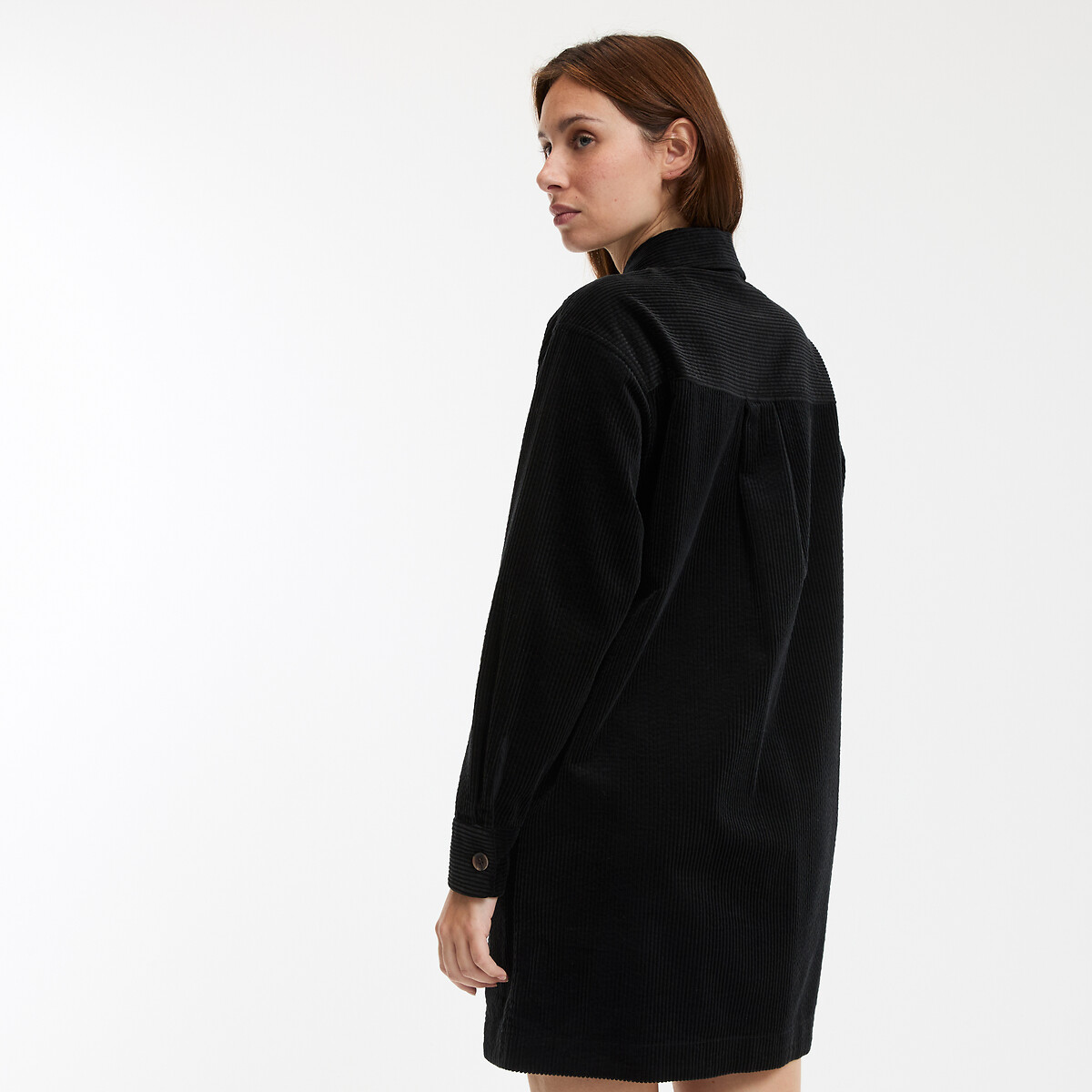 COLEÇÕES LA REDOUTE<br>Vestido curto em geribd fluweel, Assinatura ALBANE
