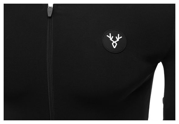Maillot Manches Courtes LeBram Allos Noir Coupe Aero