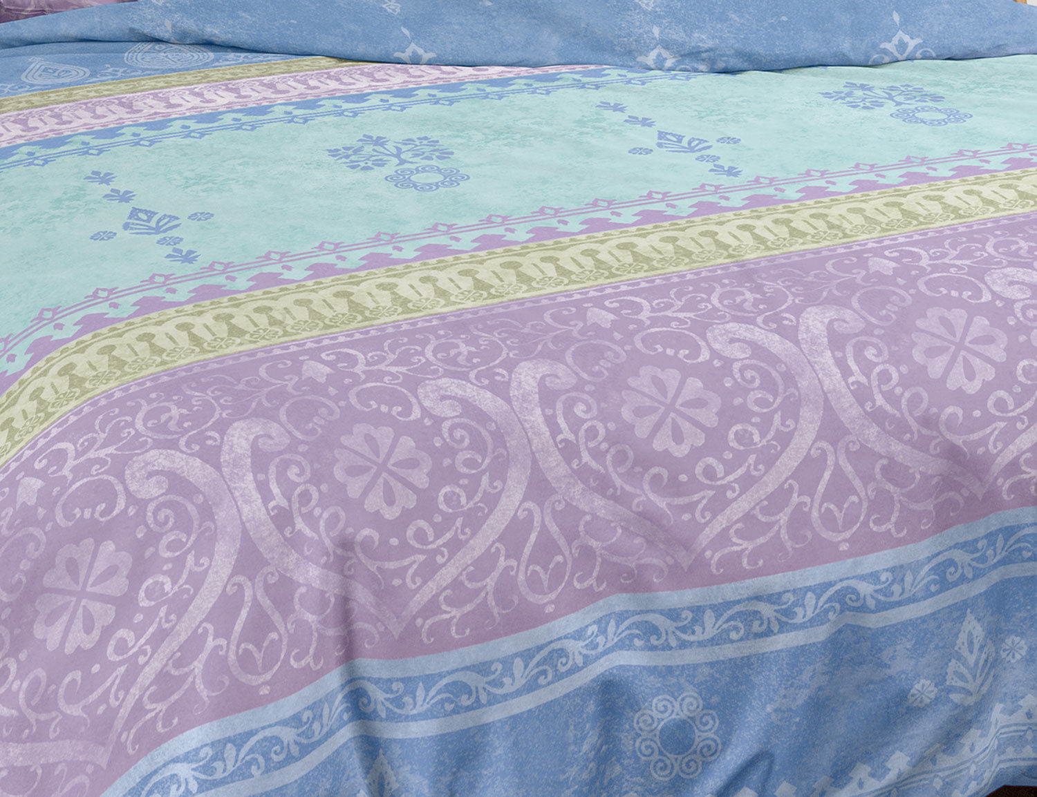 Satin Bettwäsche mit indischem Muster