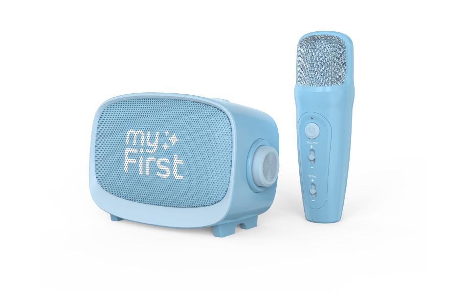 Voice 2 BlueInteraktives Mikrofon und kabelloser Lautsprecher