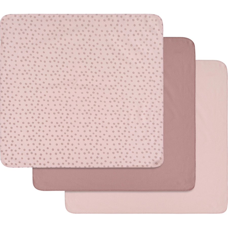 Alvi® Molton-Windeln 3er Pack Curly Dots 80 x 80 cm