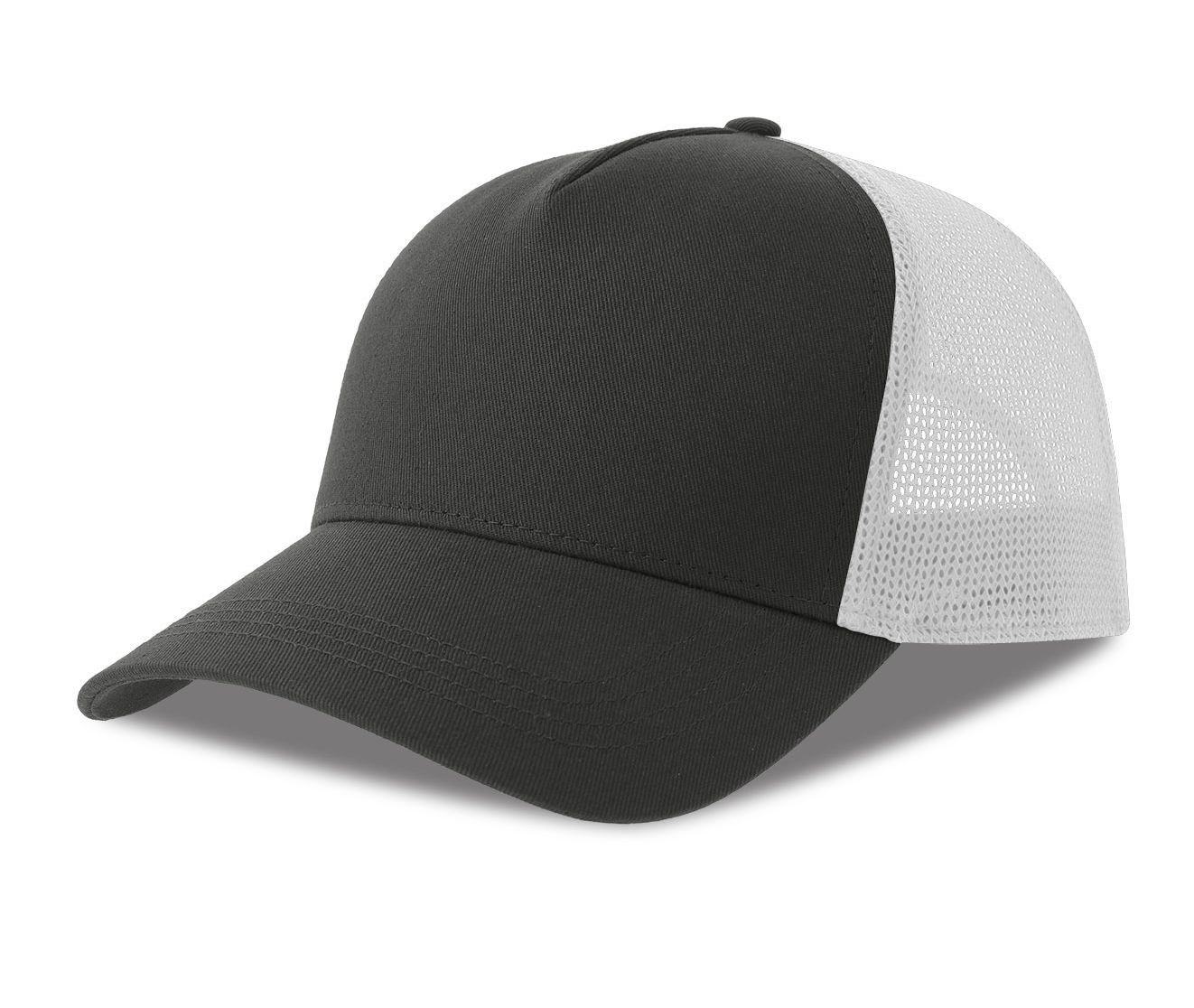 ATLANTIS HEADWEAR AT228 - Casquette 5 pans style trucker en coton