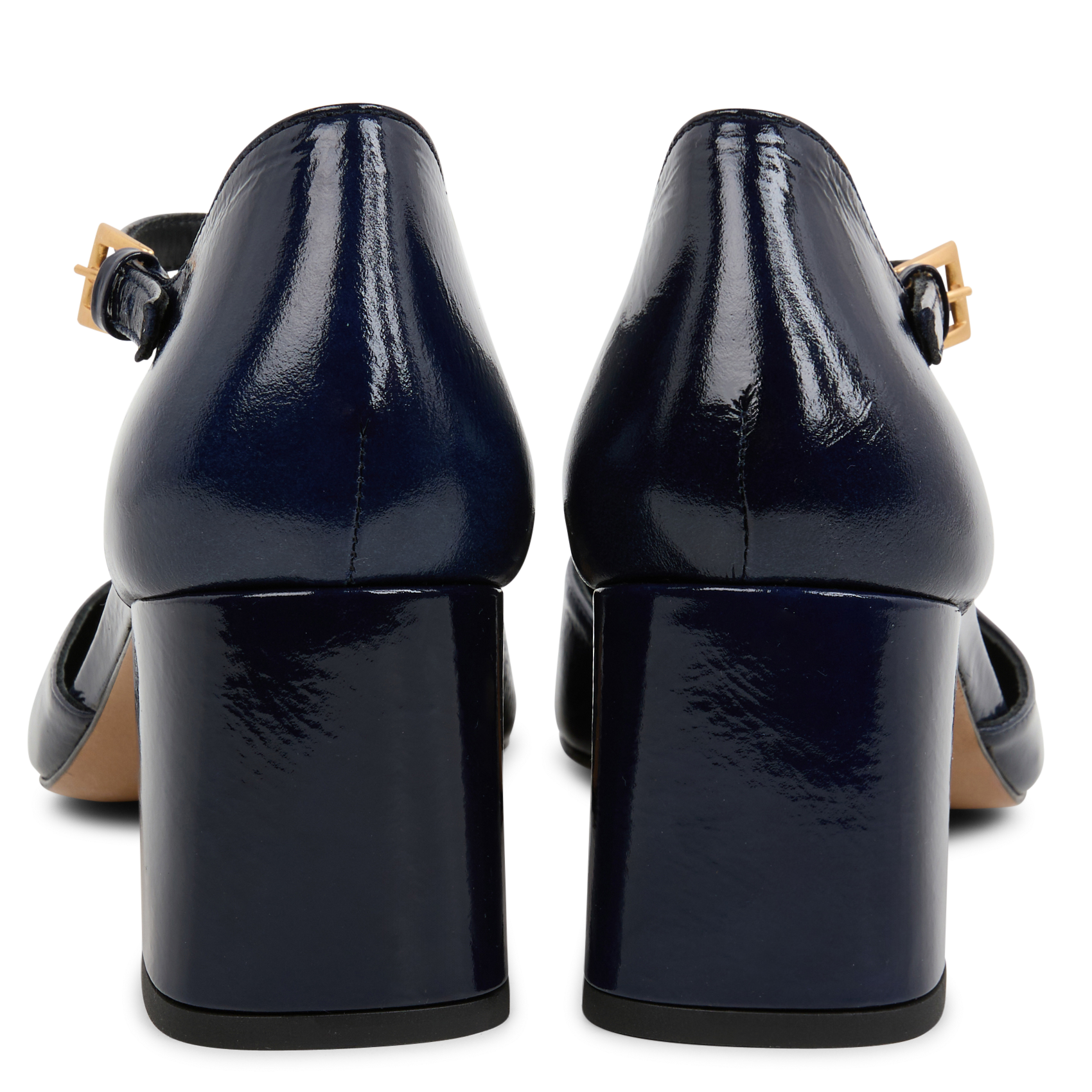 N°619 - Babies en cuir velours | Bleu
