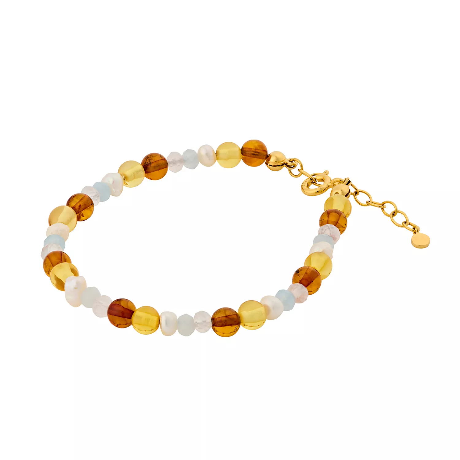 Pernille Corydon Amber Glow Armbånd 18 kt. Forgyldt Sølv b-359-gp