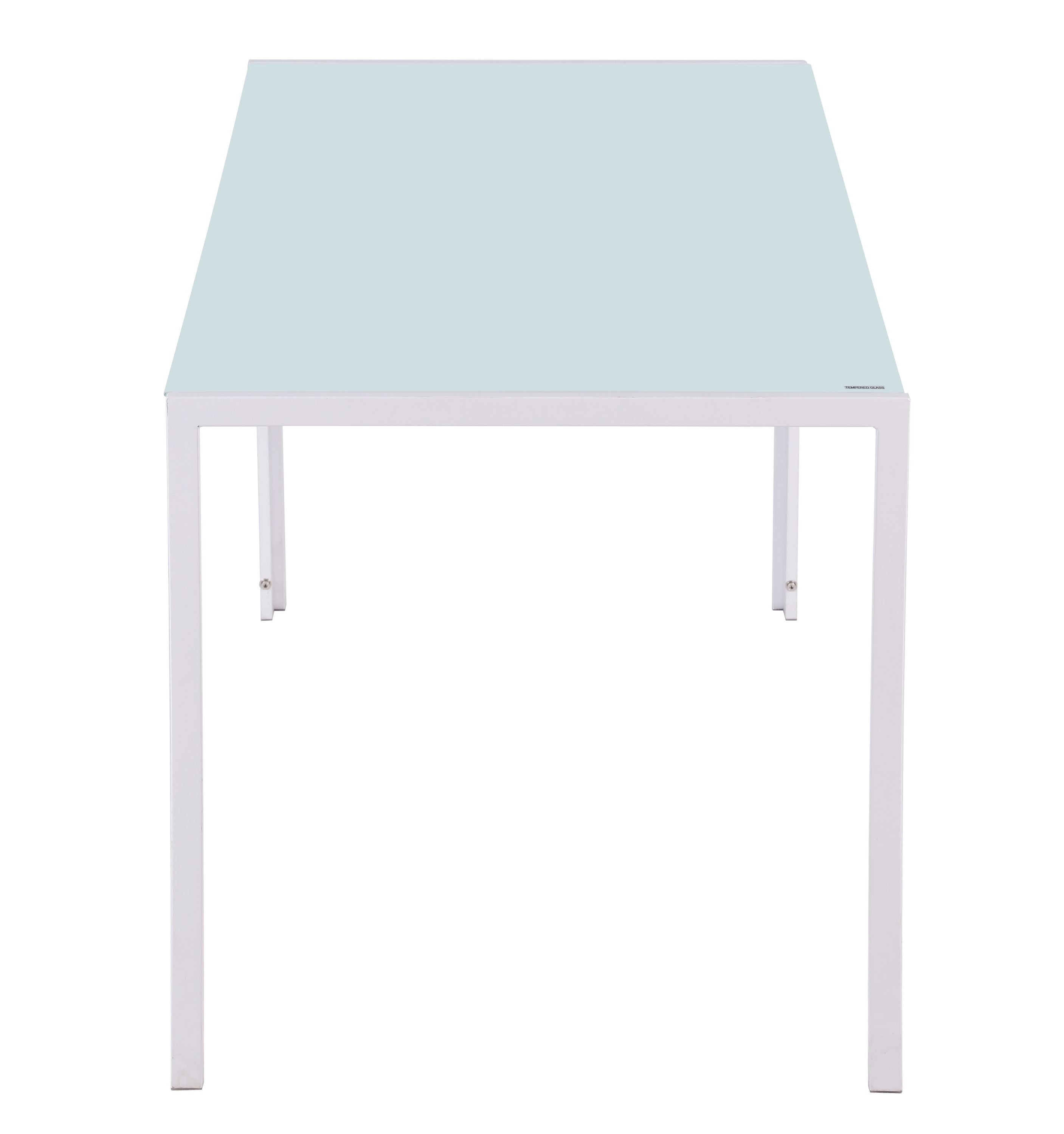 Esstisch Glas TIM 120 x 70 cm weiss