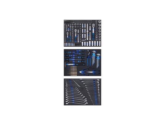 BGS TECHNIC - Servante d'atelier 7 tiroirs - 263 outils - 6062
