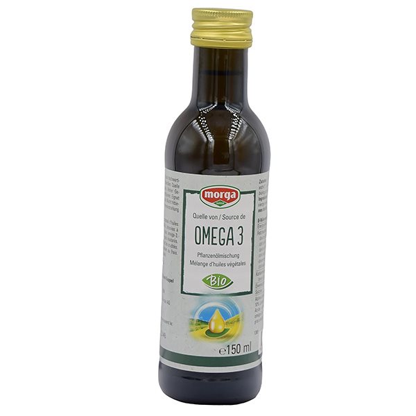 MORGA Omega 3+6<br>1.5 dl, Flasche, kaltgepresst Bio