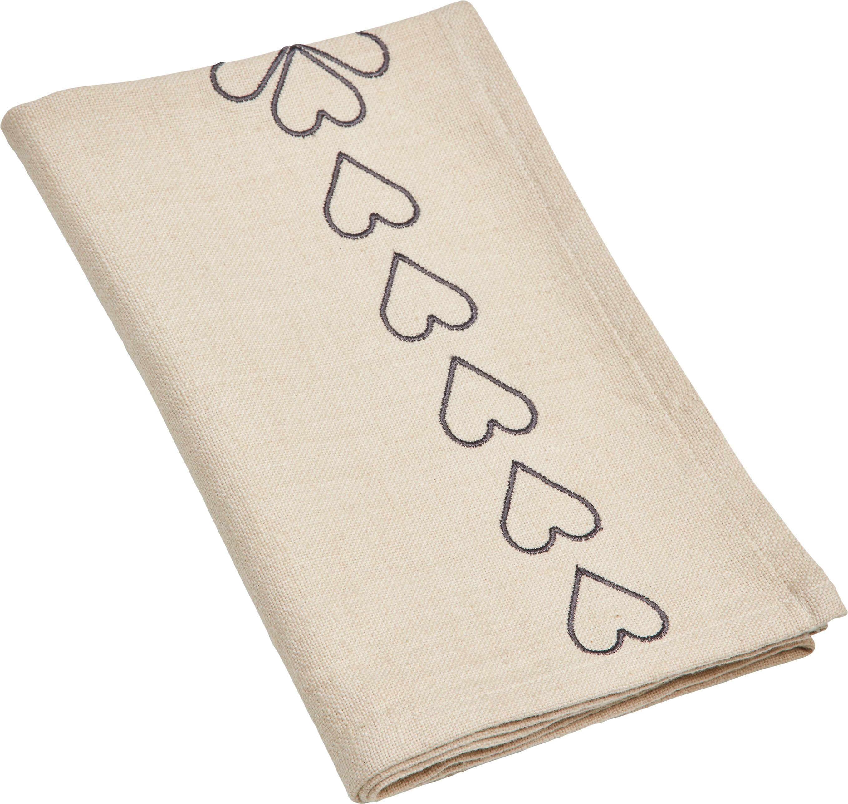 SE-ZIGERLI Küchentuch 50x70cm - Creme / B: 50.0 cm x H: 70.0 cm