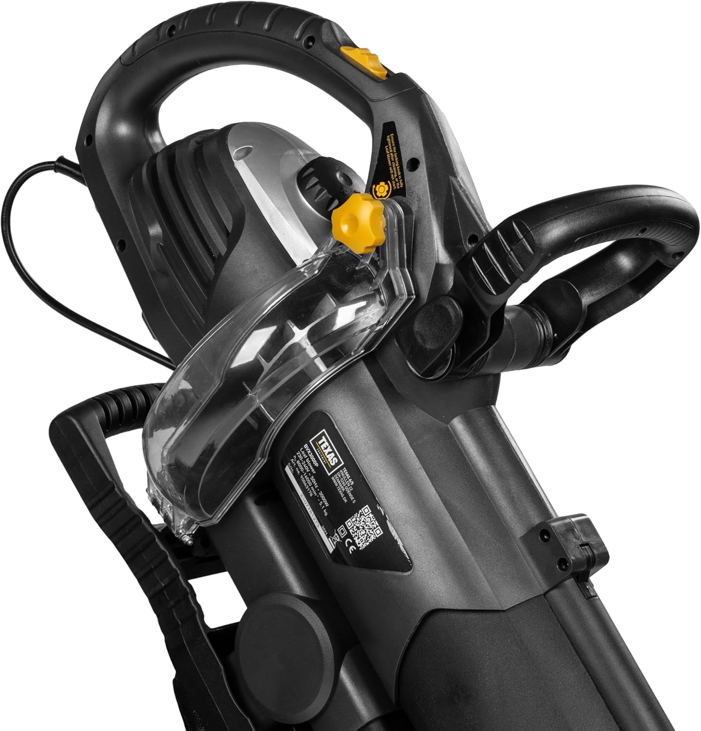 TEXAS BVX 3000P Laubsauger (Laubbläser, 3000 Watt Leistung, Integrierte Mulchfunktion, 30 Liter Fangsack)